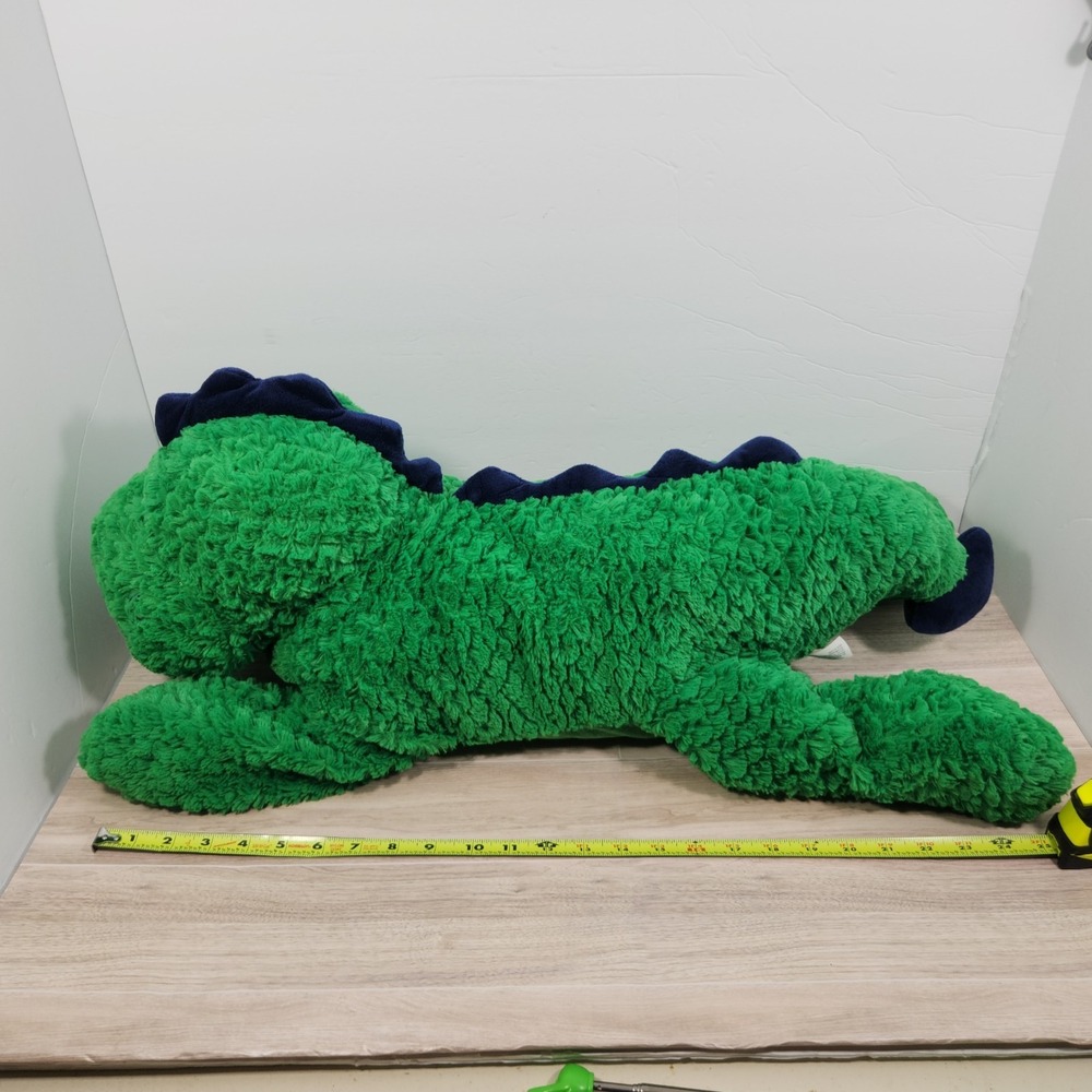Goffa Giant Plush Stuffed Toy Dragon / Dragon Sounds Do Not Work / Green 30"